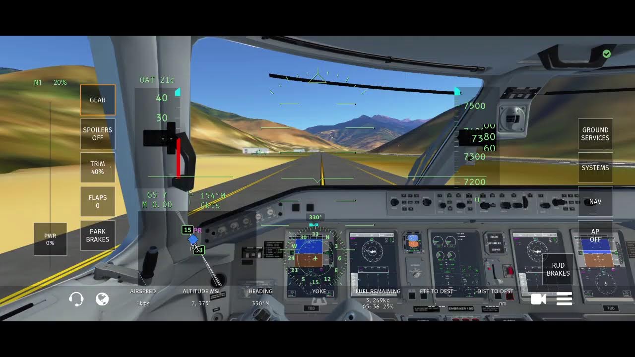 INFINITE FLIGHT LIVE - LANDING  PARO BHUTAN - E190