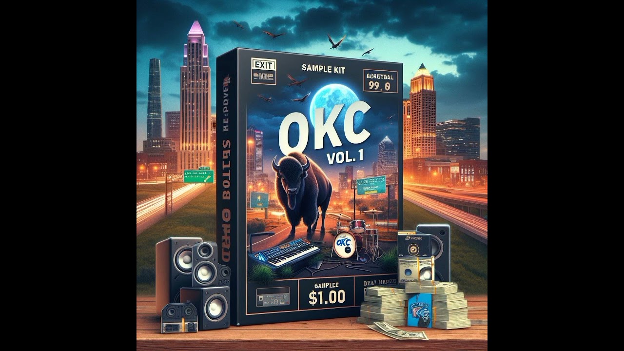 [FREE ] OKC/Oklahoma  Sample Pack +Loop Kit includes  Drum kit , 808 , Drum loops _ Oklahoma beats