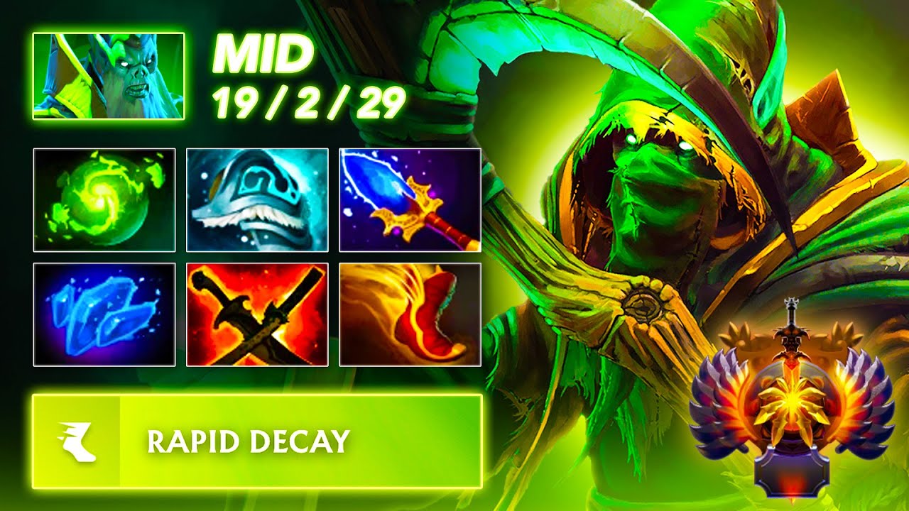 [7.38C] GRIM REAPER - Necrophos MID | Full Gameplay Dota Class