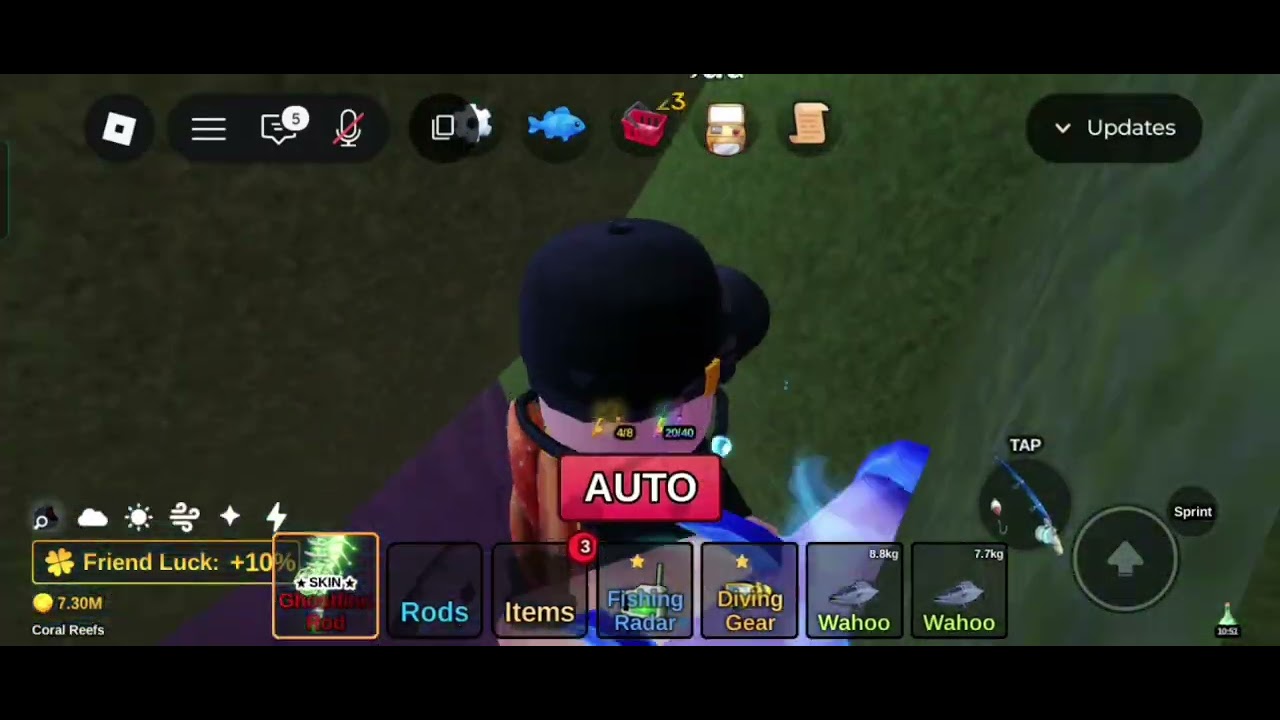 Spot rahasia di coral reefs fish it #roblox #fishit #fishing 