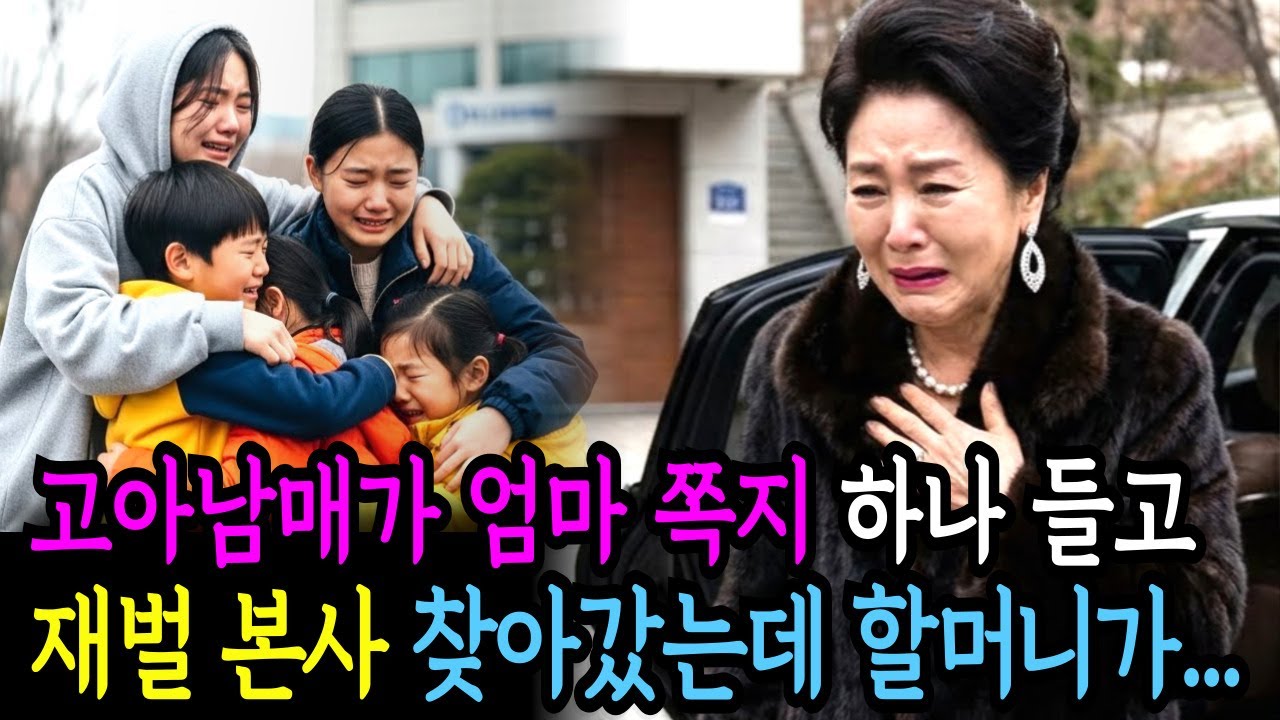 버려진 네 남매가 엄마 유언대로 태산타워 갔다가 쫓겨났는데 그날 밤 회장 벤츠가 멈춰서며.. | 시니어사연 | 감동사연 | 사연라디오 | 인생사연 | 오디오북