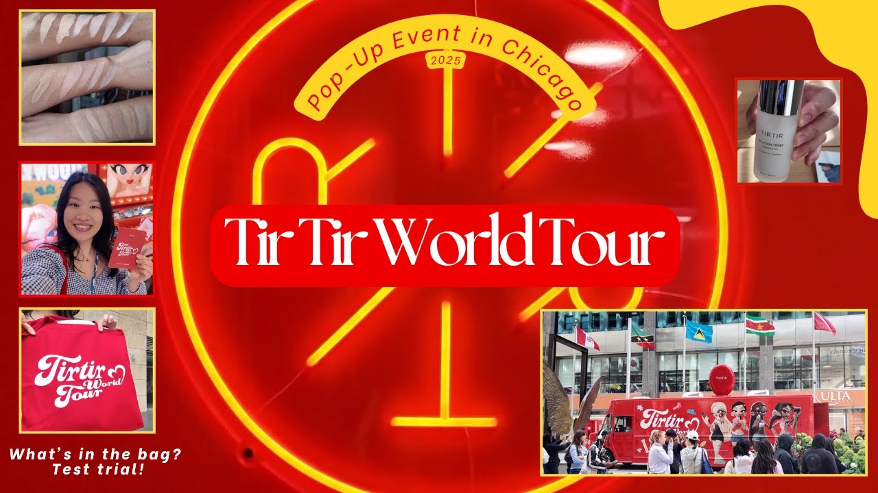 Tir Tir World Tour | Pop Up Event | Chicago | What's In The Bag? |👜|🪞|🎀|