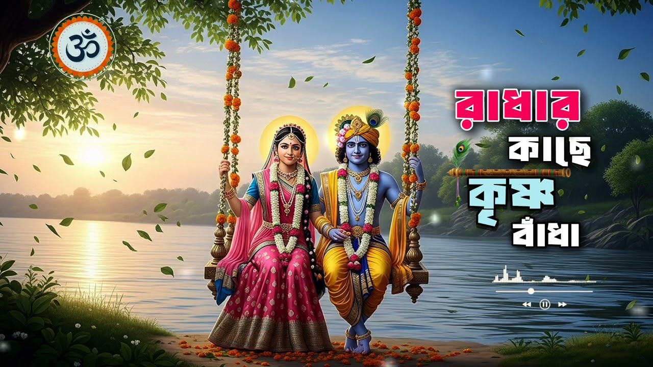 রাধার কাছে কৃষ্ণ বাঁধা | 🌸🙏Adhunik vasha lyrics song | Radhakrishnan 