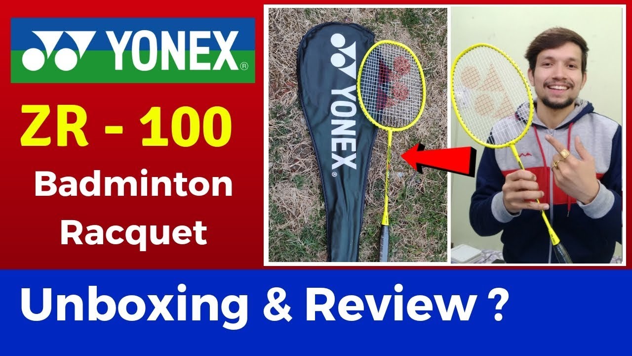 Yonex ZR 100 Badminton Racket Unboxing And Review | Yonex ZR 100 Strung Aluminum Badminton Racquet