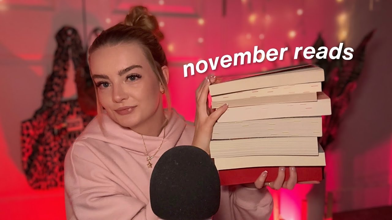 ASMR the 8 books i read in november 📚 monthly reading wrap-up