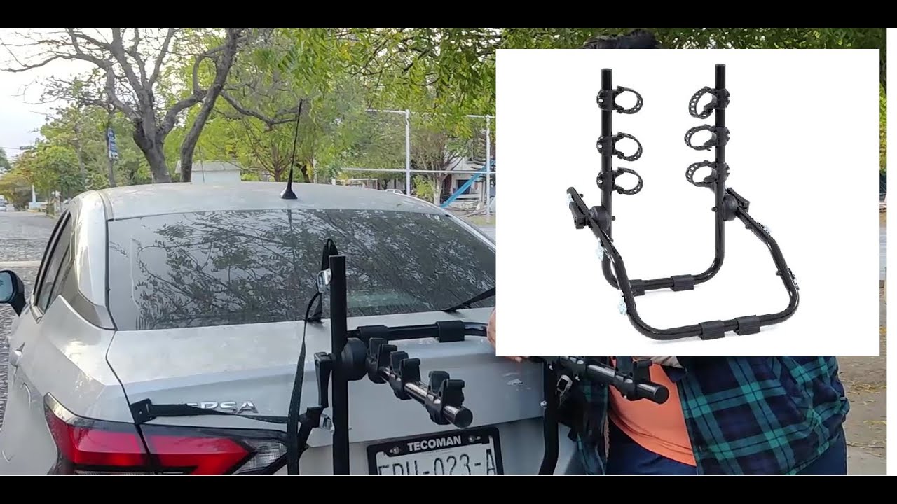 Revisando Rack Económico marca Reach para 3 bicicletas