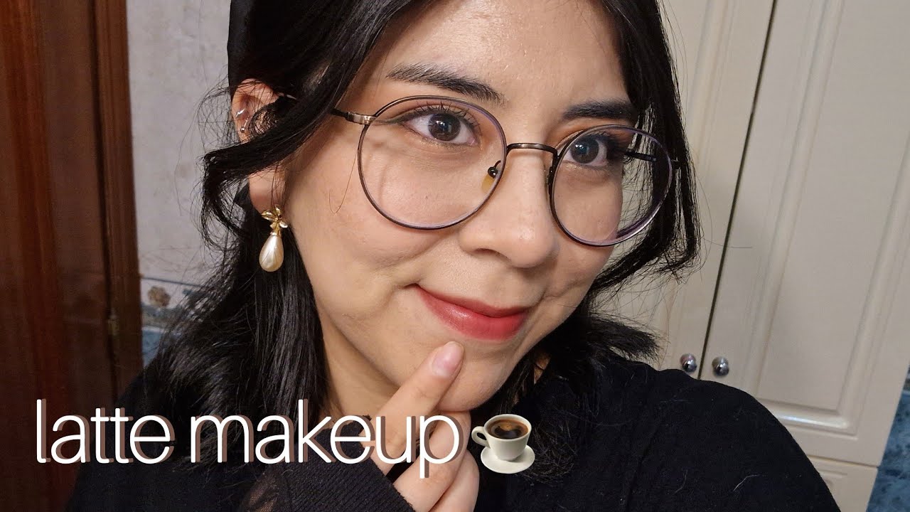 Latte makeup tutorial ☕️✨️ maquillaje elegante y fácil 