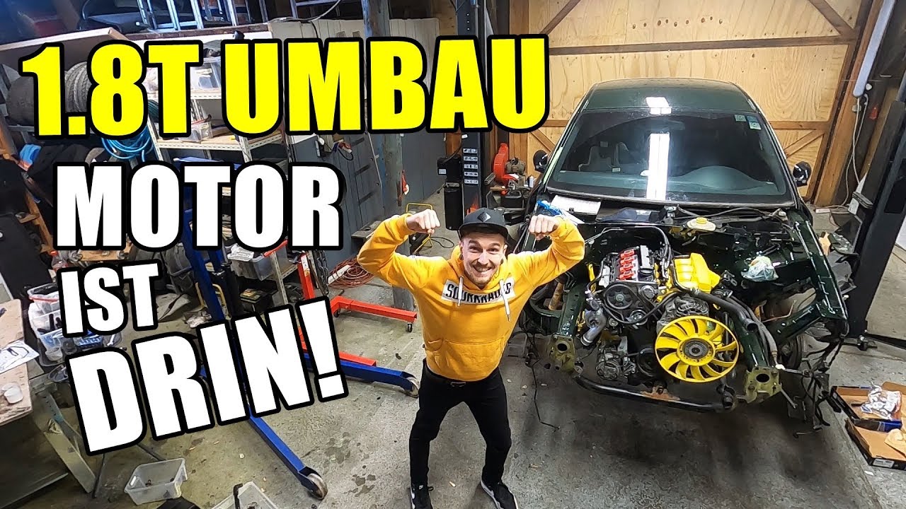 AUDI 1.8T UMBAU | DER MOTOR IST DRIN!
