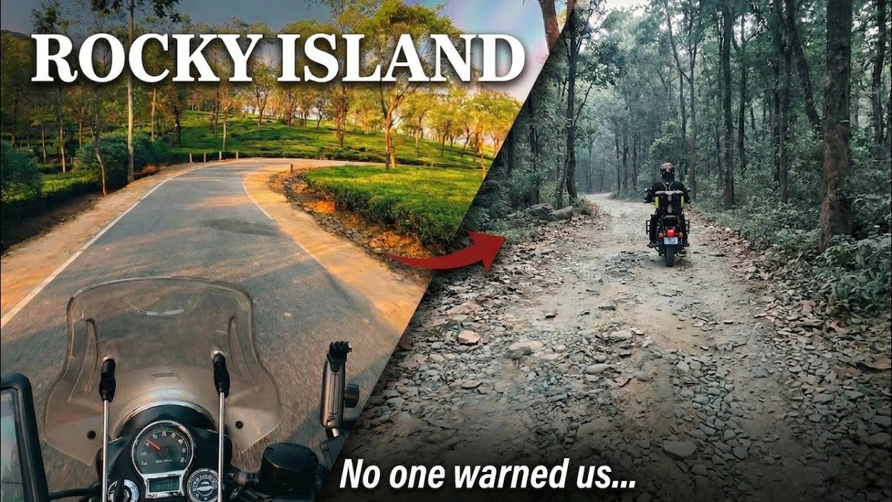 Unexpected Rocky Island Bike Ride 😱 | Offbeat Dooars Road Trip