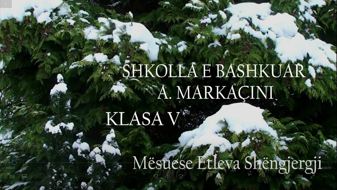 Orë mësimore online. Përshkrimi i pranverës,  Gjuhë Shqipe,  klasa V