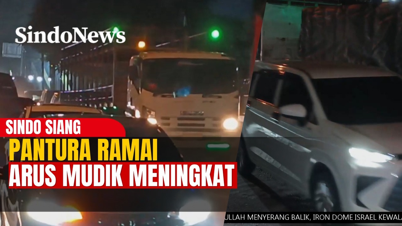 Arus Mudik Meningkat! Jalur Pantura Mulai Dipadati Kendaraan | Sindo Siang | 13/02