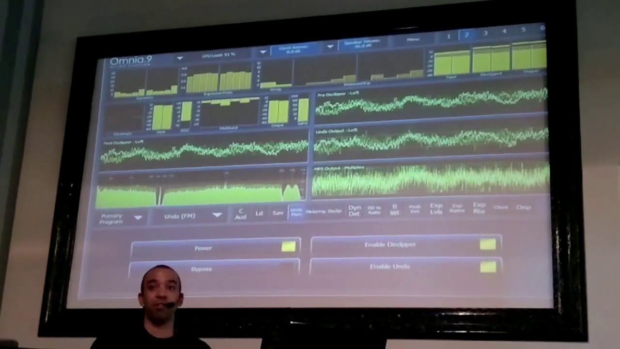 Leif Claesson demonstrates the Omnia.9 for the first time