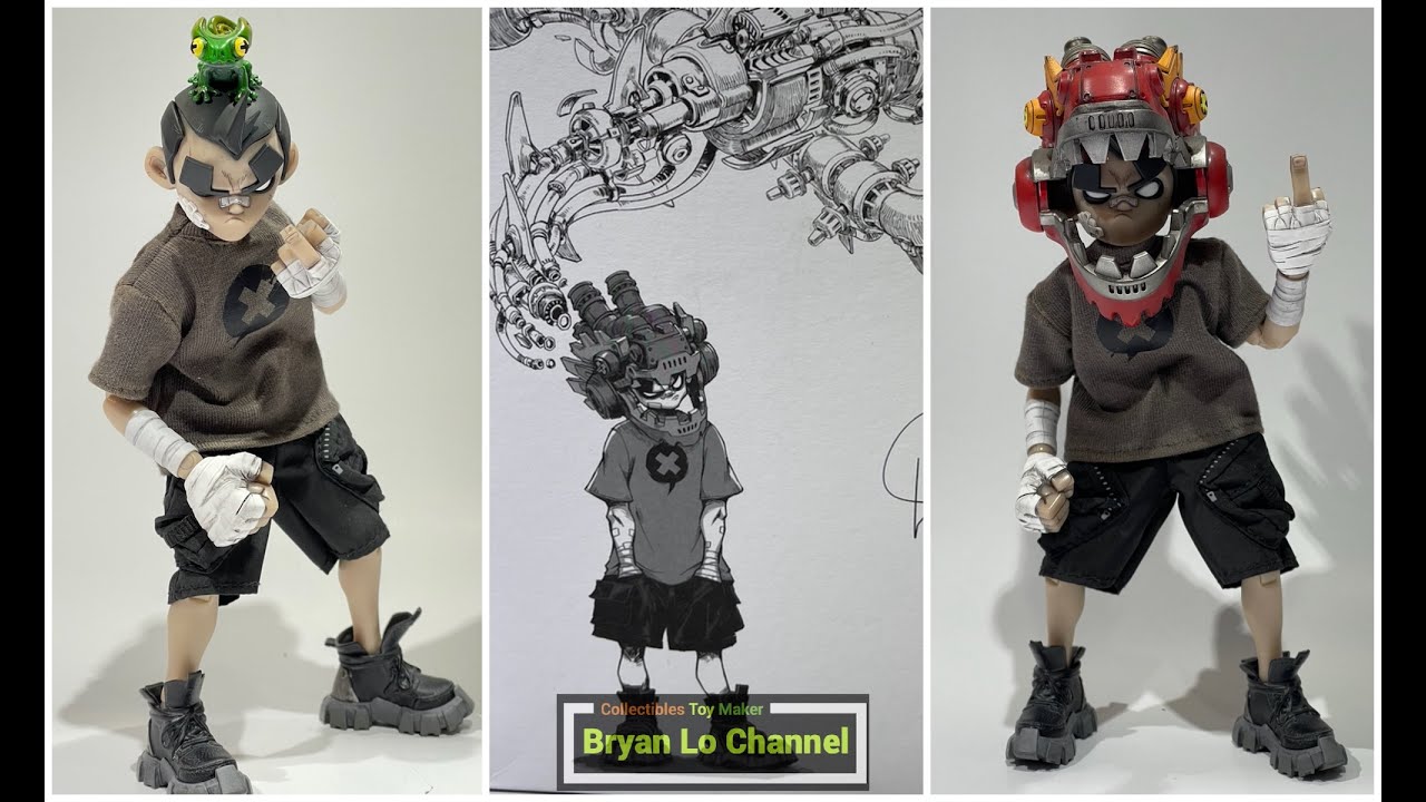 [ 4K Figure Talk ] D_ONE Studio 1/12 Black Horn Designer Figure Proto Preview