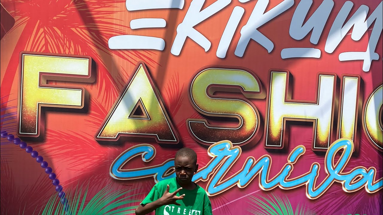 kid models  showcasing at Ekikumba fashion carnival at coco beach entebe with Tyroon The Kid