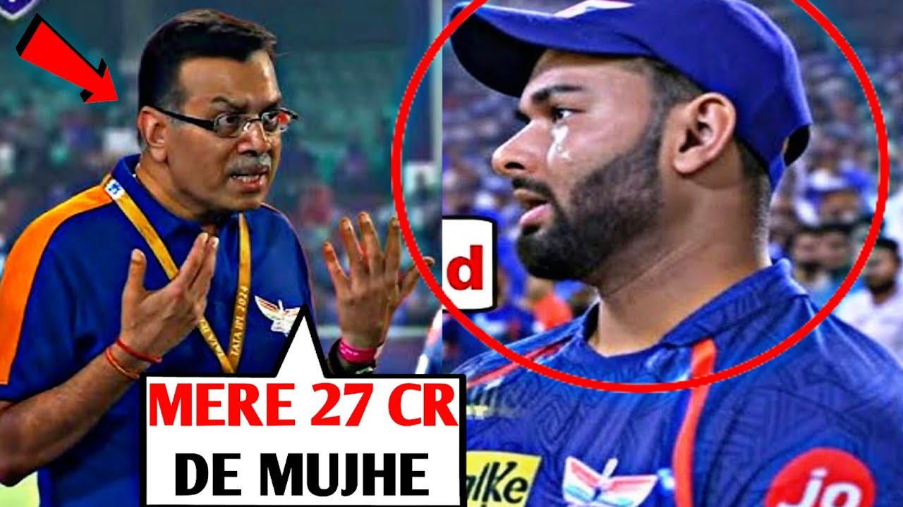 Watch Sanjiv Goenka lose his cool on Rishabh Pant after LSG humiliated loss against PBKS |