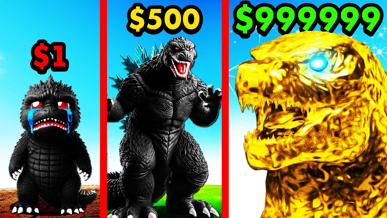 $1 To $1,000,000 GODZILLA In GTA 5