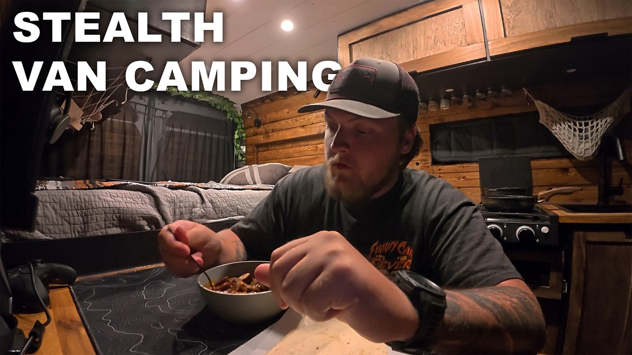 Vanlife STEALTH Camping on the Streets of LA