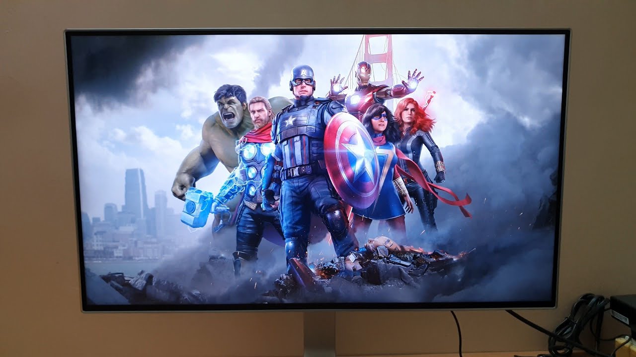Геймплей Marvel's Avengers PS4 Slim (монитор LG 1080P)