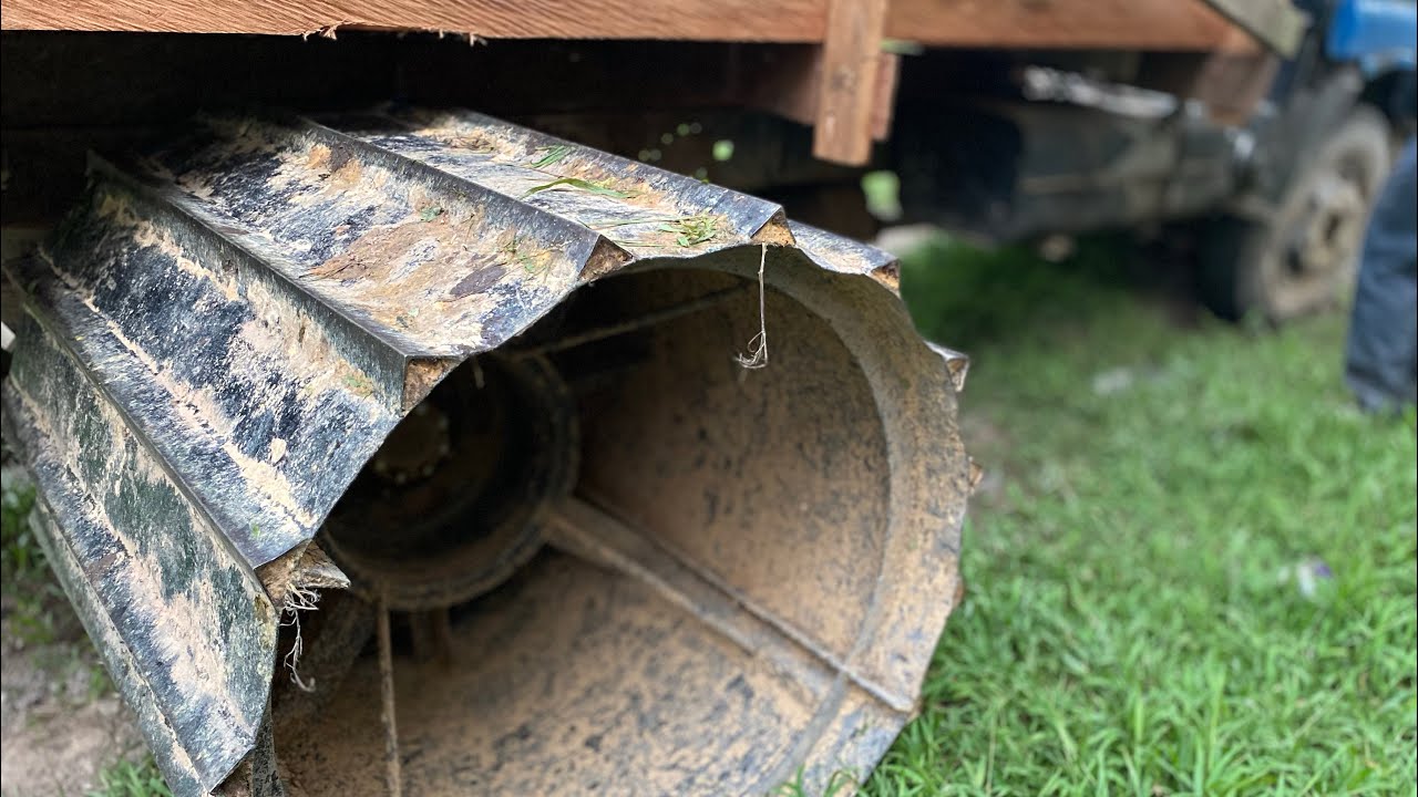 Toyota Dyna untuk lansir sawit pakai roda besi