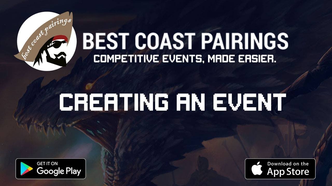 Создание турнира в приложении Best Coast Pairings для организаторов