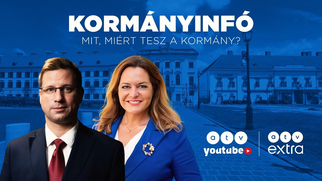 🔴 Pontosan egy hónap múlva választás! Jönnek a friss bejelentések – Kormányinfó | ATV Élő
