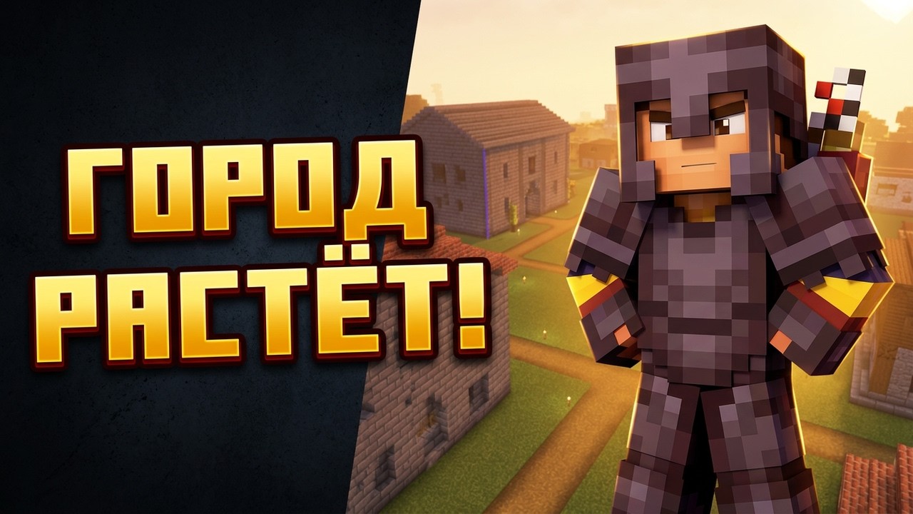 Большой склад + Хижина Курьера 🚚 Развитие колонии в MineColonies