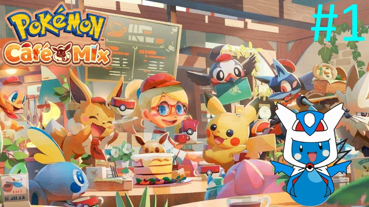 Let's Play Pokemon Cafe Mix:  Part 1 - Open for Business [Orders #1-10]