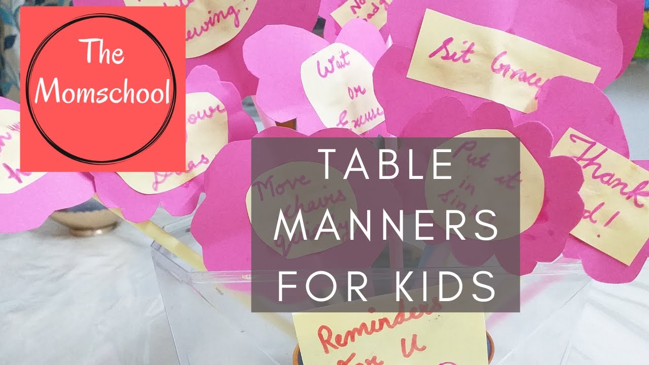 Table manners for kids, teach everyday at home these eating manners and raise responsible kids!