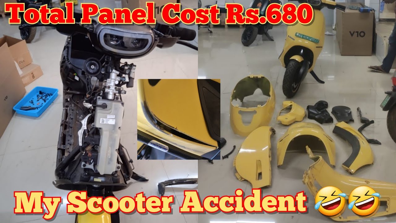 My Scooter Accident Total Panel Cost Rs.680