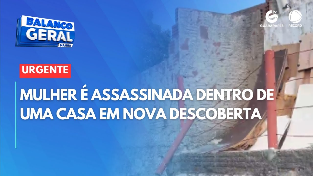 Mulher é assassinada dentro de uma casa em Nova Descoberta