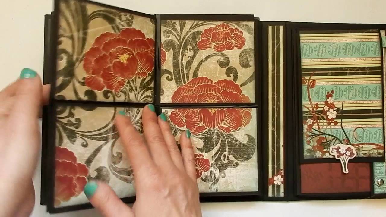 Interactive Folio Style Mini Album - Serenity