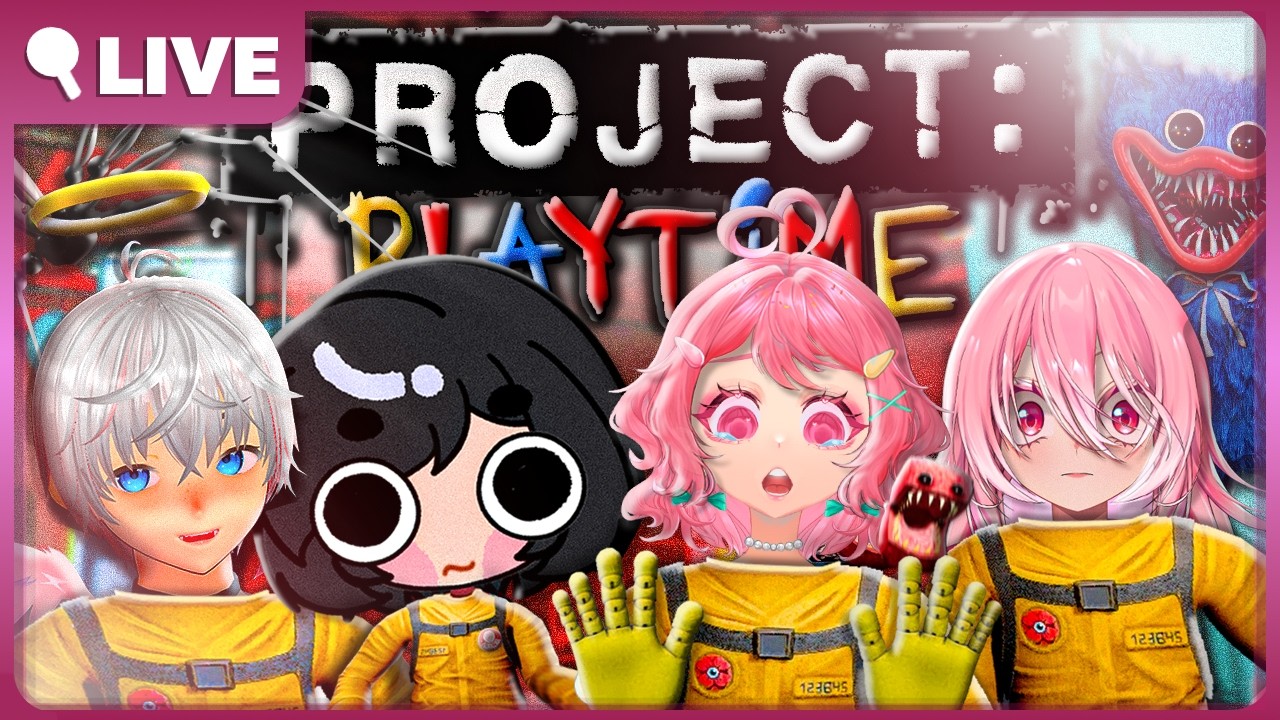 [VTUBER-BR] POPPY PLAYTIME COM 4 PESSOAS???