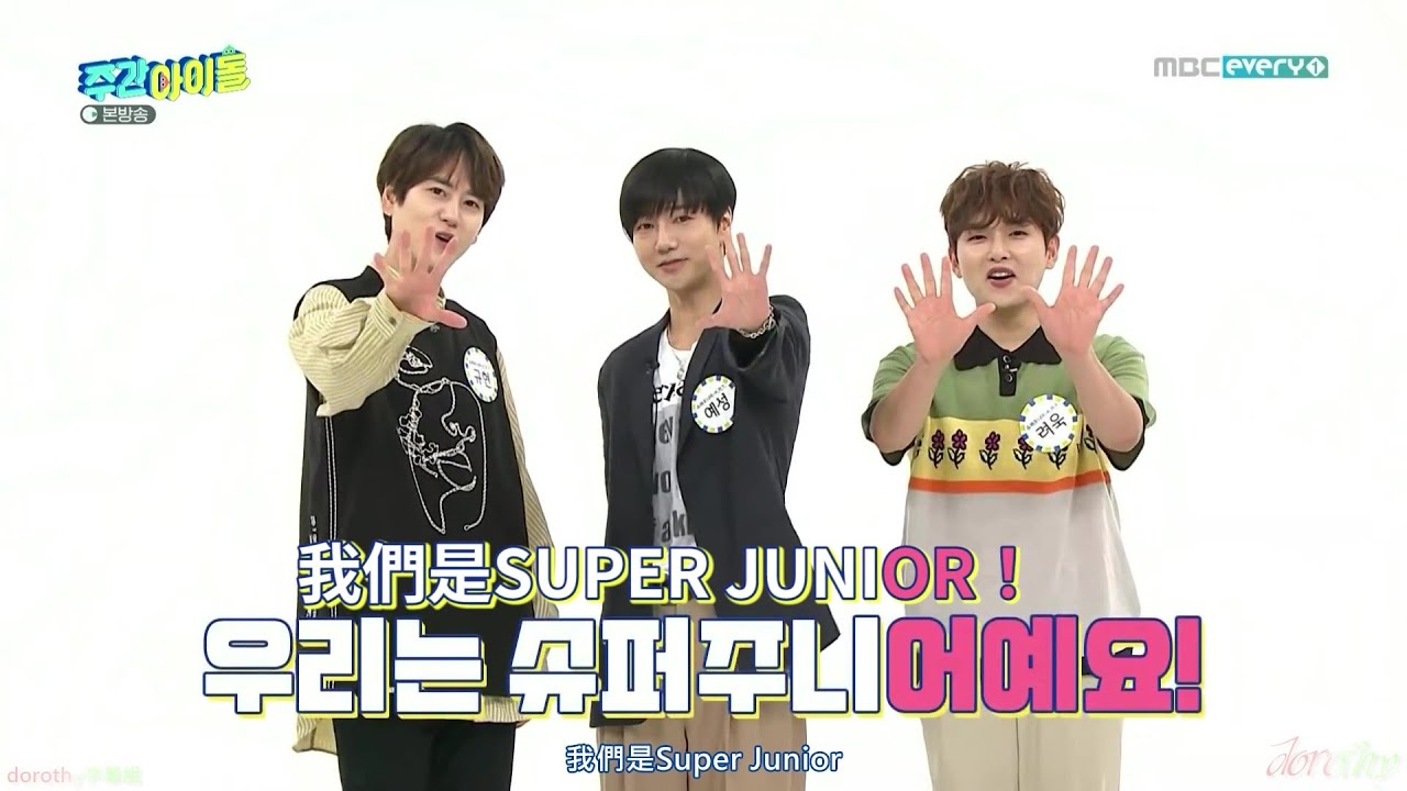 [dorothy繁體中字] SUPER JUNIOR K.R.Y 一周偶像 Weekly Idol Ep.464