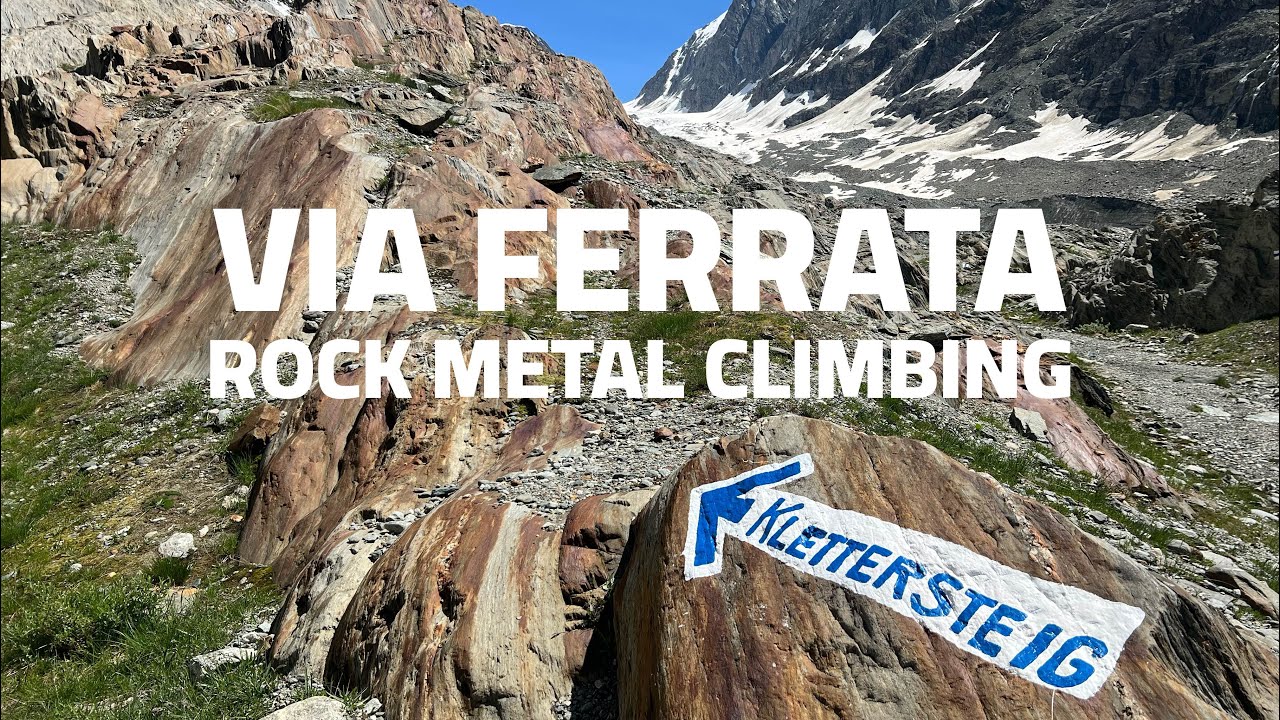 Via Ferrata Rock Metal Climbing, Anenhutte, Valais