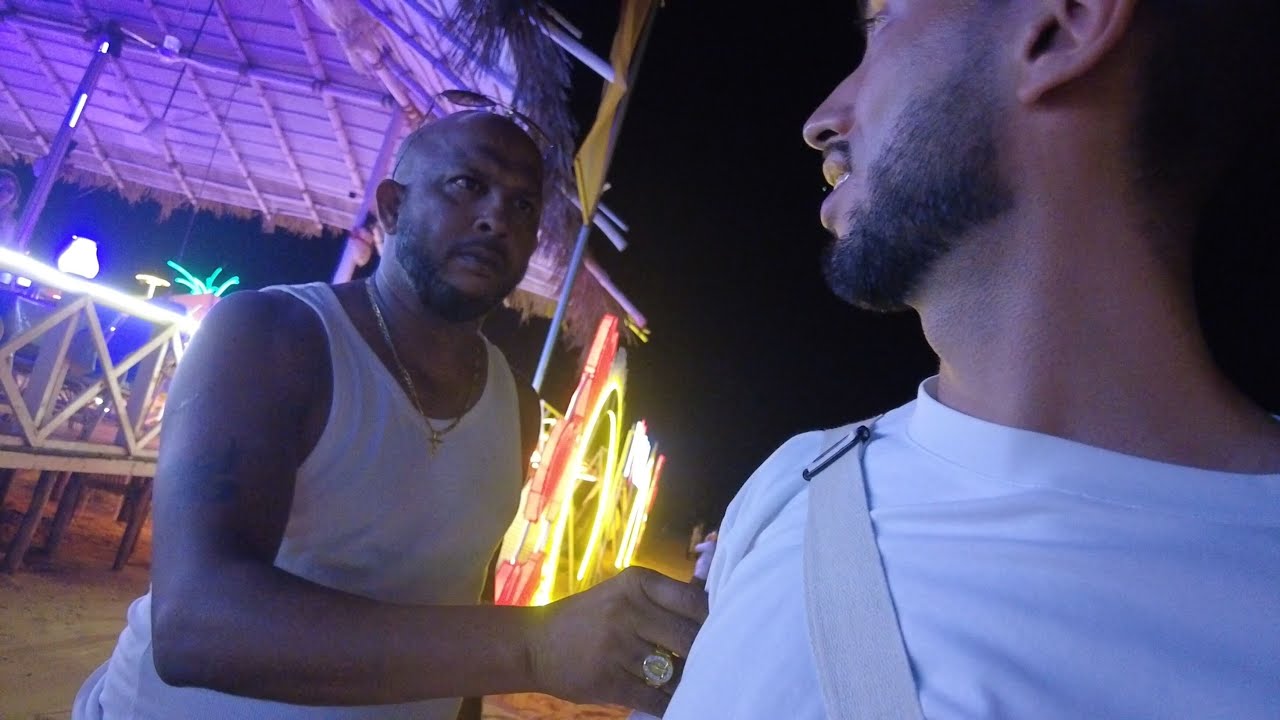 Encountered Indian Gangsta on the Calangute night beach ( GOA )