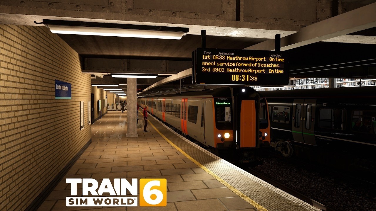 Train Sim World 6 -  Heathrow Connect (Class 350) on Great Western Express remastered