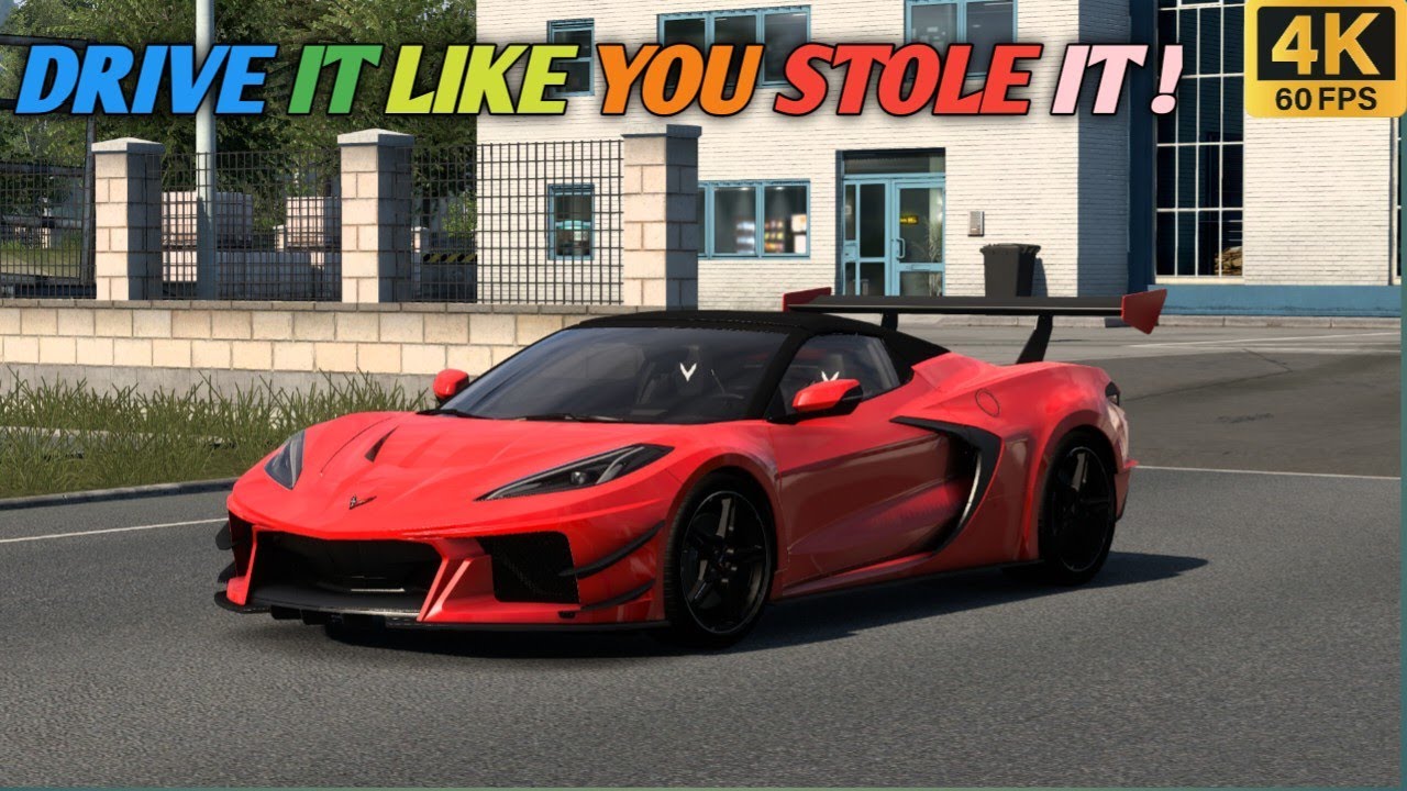 Chevrolet Corvette C8 Aggressive Driving | ETS 2