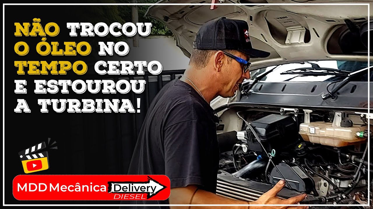 IVECO 30S13  NÃO TROCOU O ÓLEO NO TEMPO CERTO E ESTOUROU A TURBINA POR FALTA DE MANUTENÇÃO