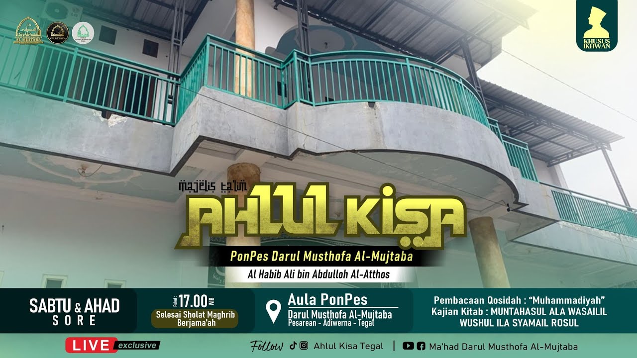 🔴 LIVE MAJELIS AHLUL KISA || BERSAMA AL HABIB ALI BIN ABDULLAH AL ATTHOS