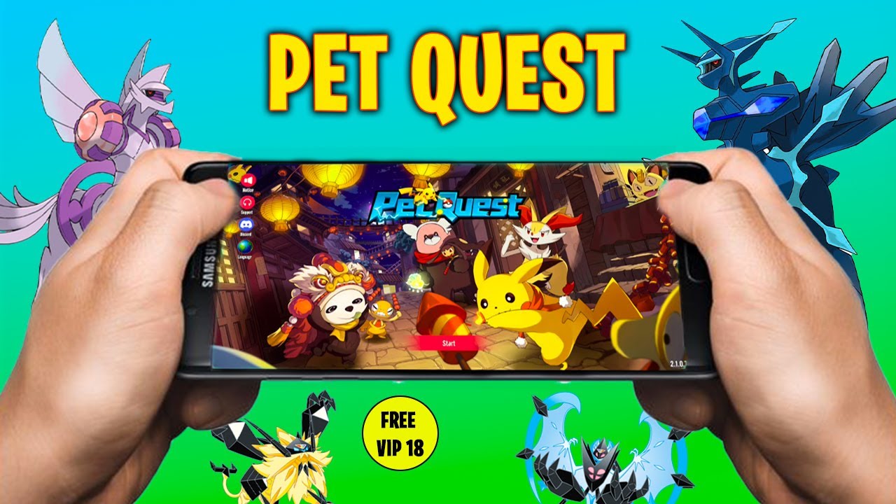 PET QUEST NEW POKEMON GAME 😍| FREE VIP 18 | WHITE KYUREUM , MEWTWO GIFT CODES 