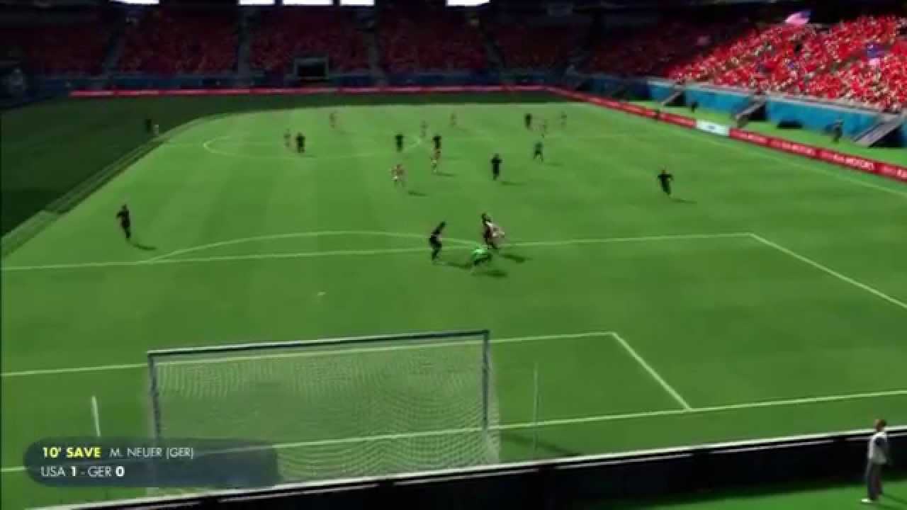 2014 FIFA World Cup Brazil Simulation - Match 46 - United States vs Germany Group Stage