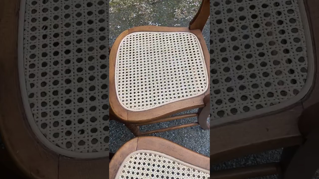 ReCaning - Sheet Cane or Hand Woven - We Do Both | #furniturerestoration #antiquefurniture