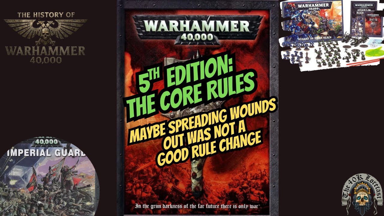 Основные правила Warhammer 40K, 5-я редакция. Новое, плохое и ужасное #warhammer40k