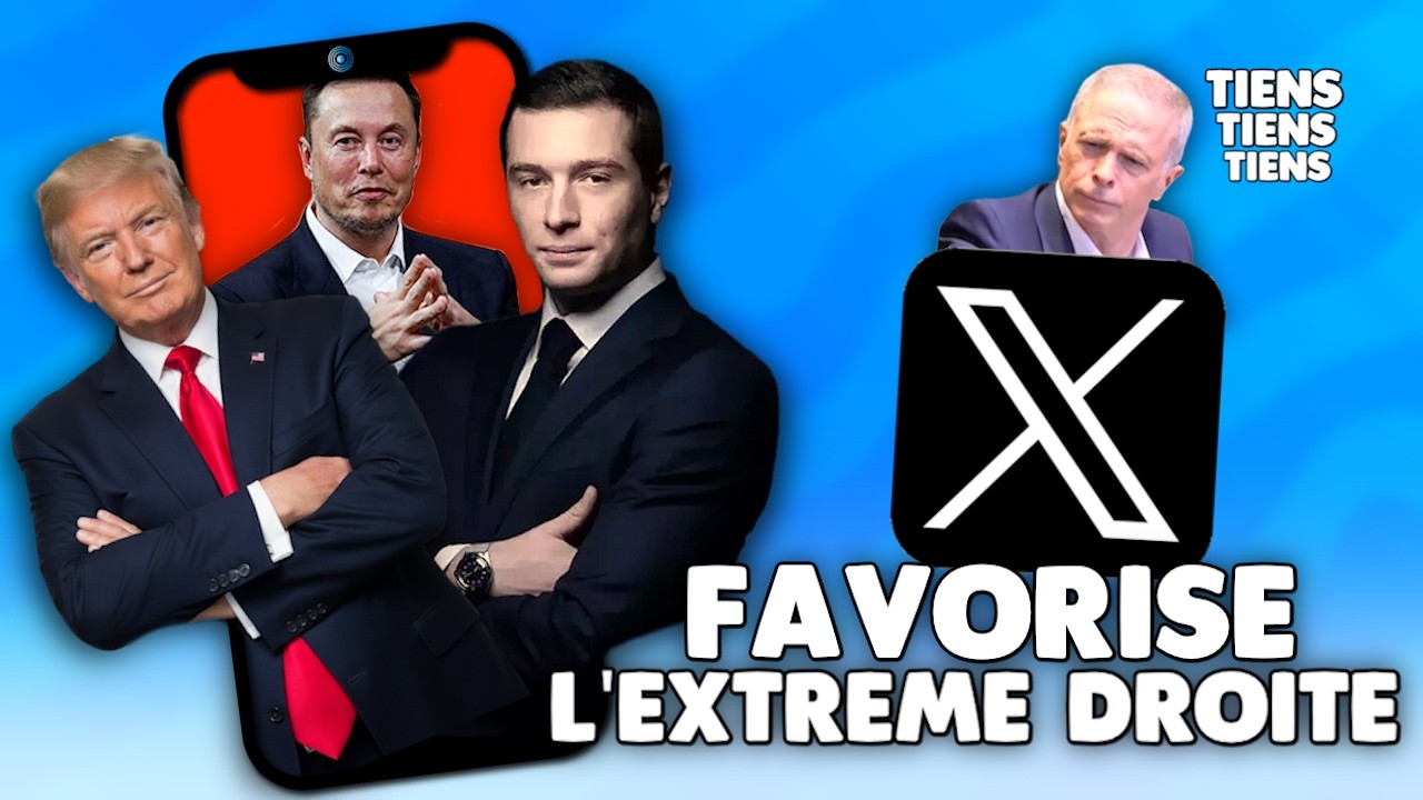 X favorise l'extrême droite avec son algorithme  - Samuel Etienne