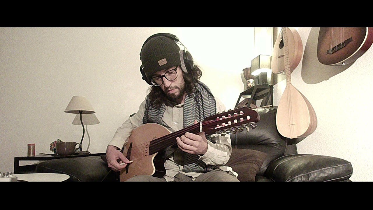 Thom Doe - Oud Improvisation Bayati on Godin Multioud - ارتجال العود في البياتي