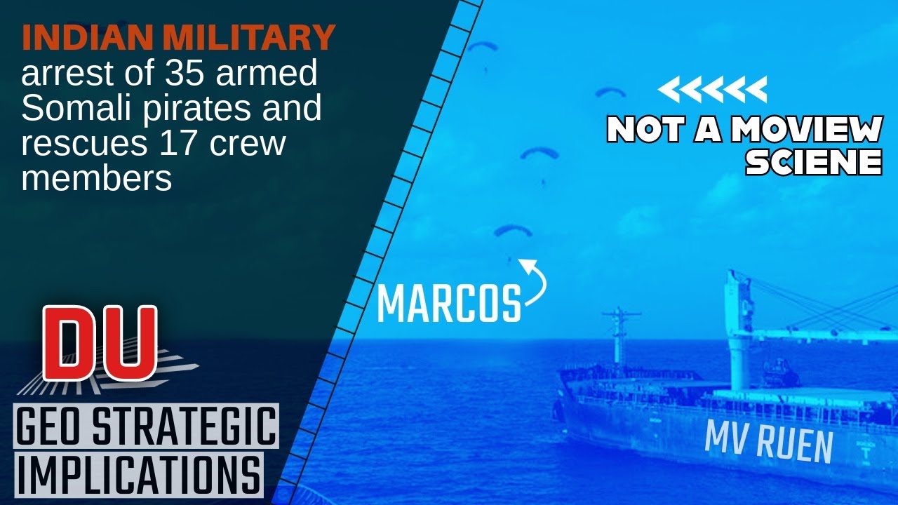 How the Indian Military freed #MVRuen from the clutches of Somali pirates ?