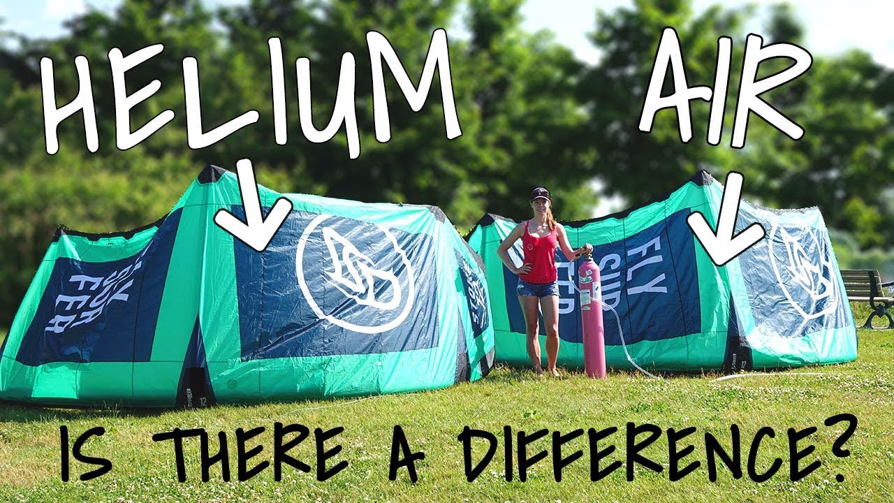 We pumped a kite with HELIUM!