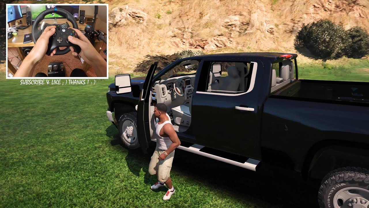 GTA V - 2020 Chevrolet Silverado 2500HD | Logitech G29 🔥 NEW GRAPHIC
