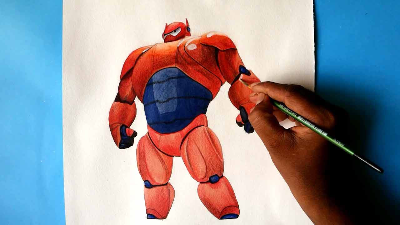 how to draw Baymax from big hero 6