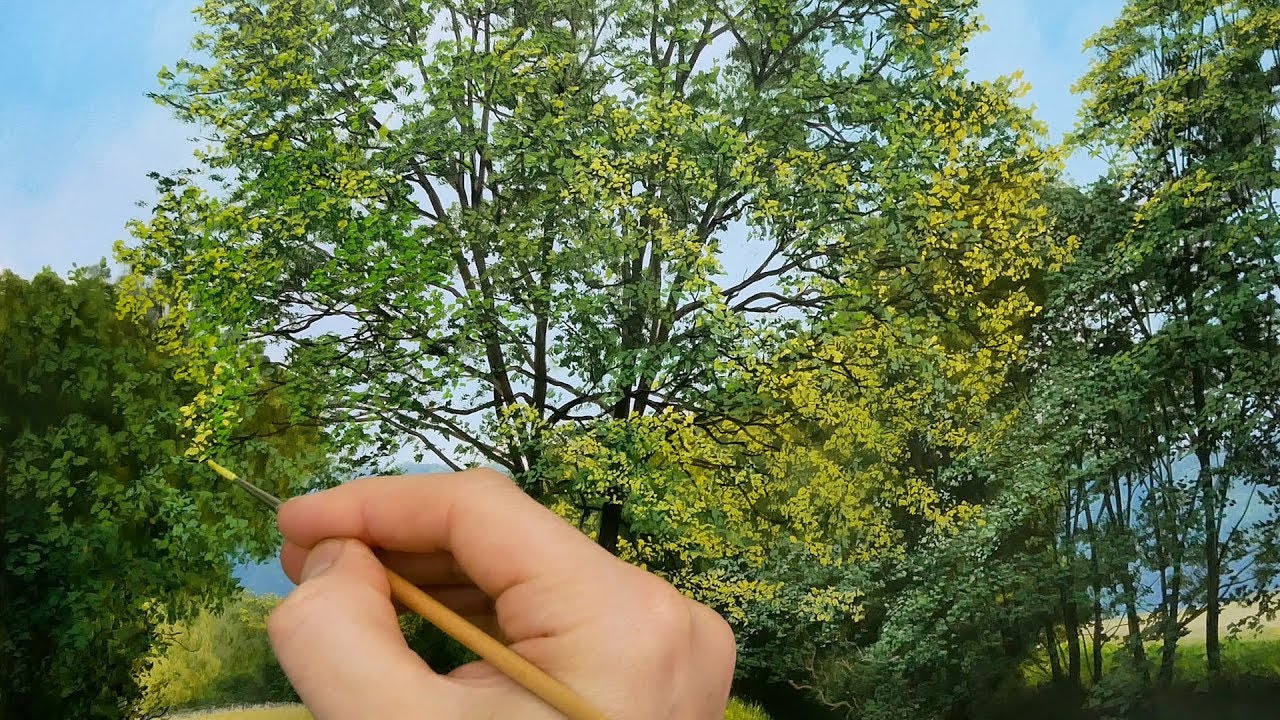 #120 Советы по рисованию листвы деревьев